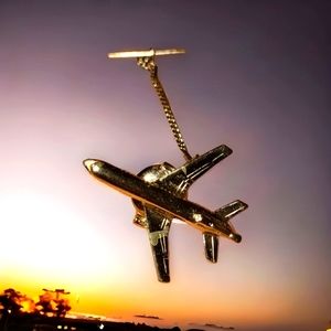 Beautiful vintage silver jet Tie tack pin